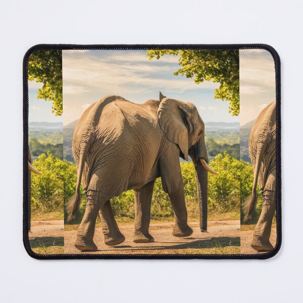 Item preview, Elephant Portrait. Elephant photo, vibrant elephant, vintage elephant, summer season designed and sold by ElephantVibes.