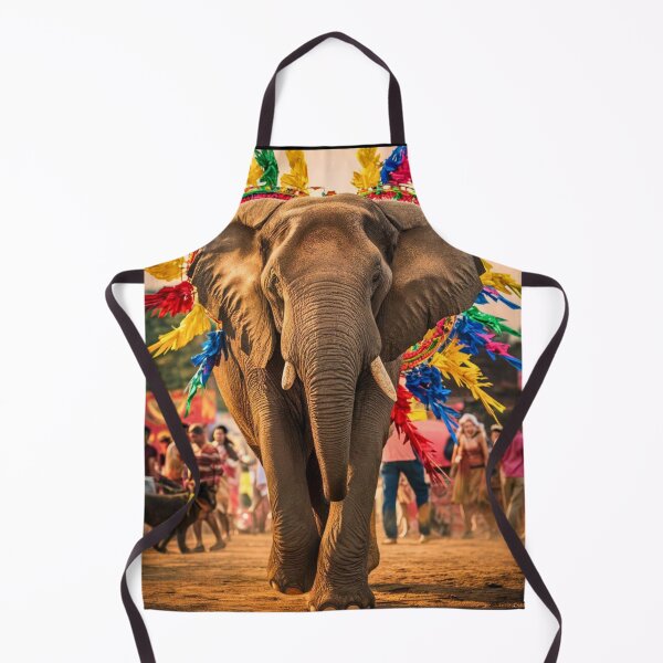 Item preview, Elephant Portrait. Elephant photo, vibrant elephant, vintage elephant, summer season designed and sold by ElephantVibes.