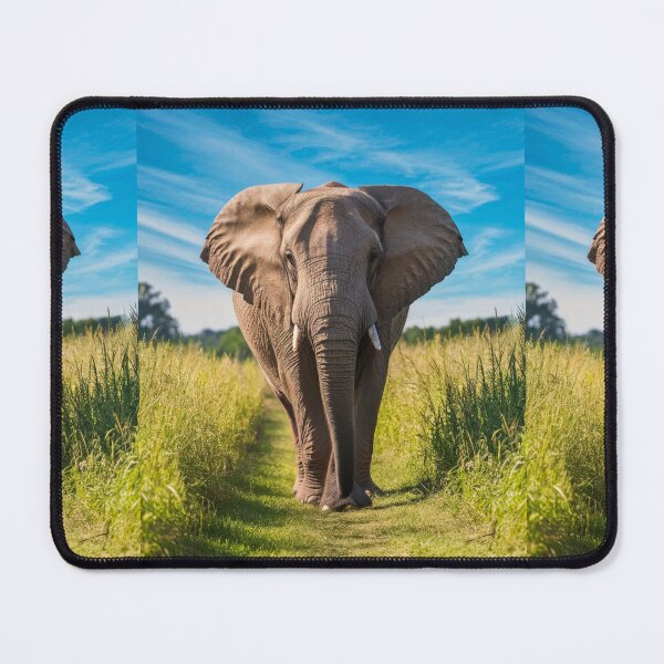 Item preview, Elephant Portrait. Elephant photo, vibrant elephant, vintage elephant, summer season designed and sold by ElephantVibes.