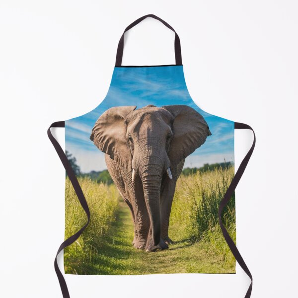 Item preview, Elephant Portrait. Elephant photo, vibrant elephant, vintage elephant, summer season designed and sold by ElephantVibes.