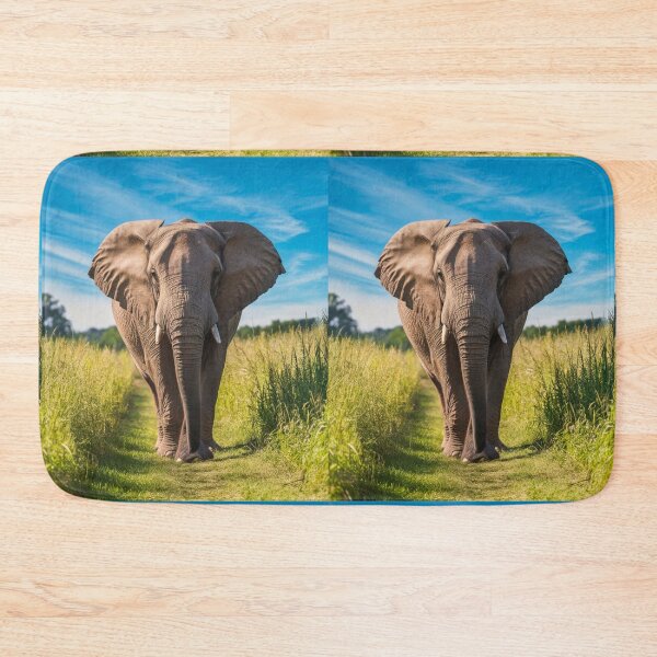 Item preview, Elephant Portrait. Elephant photo, vibrant elephant, vintage elephant, summer season designed and sold by ElephantVibes.