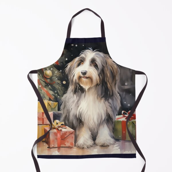 Item preview, Happiest Christmas Bearded Collie designed and sold by Samuelsboro.