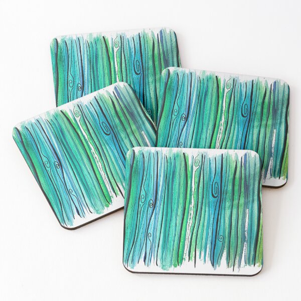 Item preview, Tree Doodle Stripes designed and sold by ThespisMedia.
