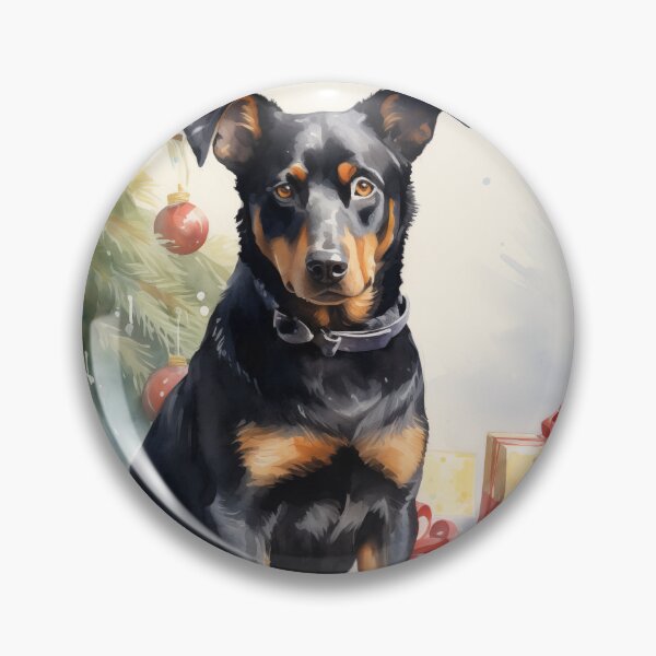 Item preview, Christmas Portrait of a Beauceron (Floppy Ears) designed and sold by Samuelsboro.