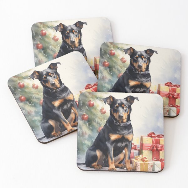 Item preview, Christmas Portrait of a Beauceron (Floppy Ears) designed and sold by Samuelsboro.