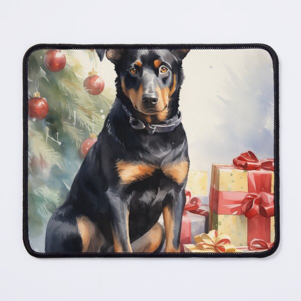 Item preview, Christmas Portrait of a Beauceron (Floppy Ears) designed and sold by Samuelsboro.