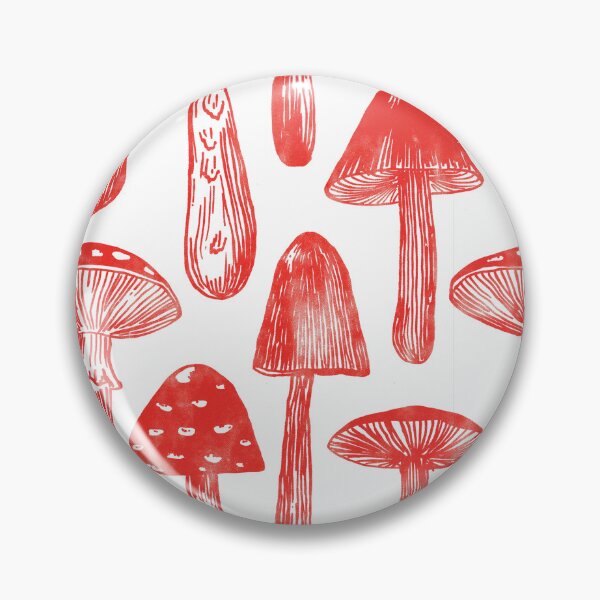 Item preview, Red mushrooms designed and sold by Artlizzard.