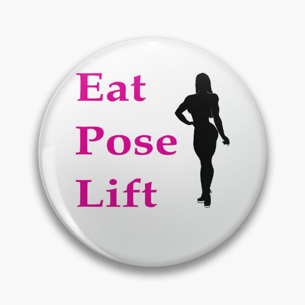 Item preview, Copy of Eat, Pose, Lift - Wellness (pink lettering) designed and sold by Maisys.