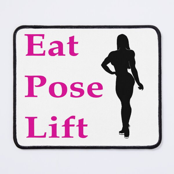 Item preview, Copy of Eat, Pose, Lift - Wellness (pink lettering) designed and sold by Maisys.