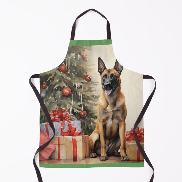 Item preview, Christmas Portrait of a Belgian Malinois designed and sold by Samuelsboro.