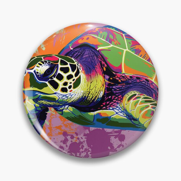 Item preview, Turtle pop art designed and sold by oheslop.