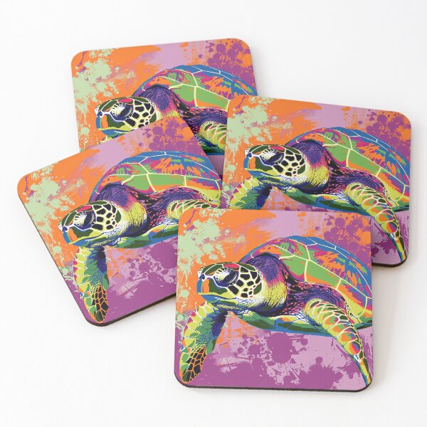 Item preview, Turtle pop art designed and sold by oheslop.