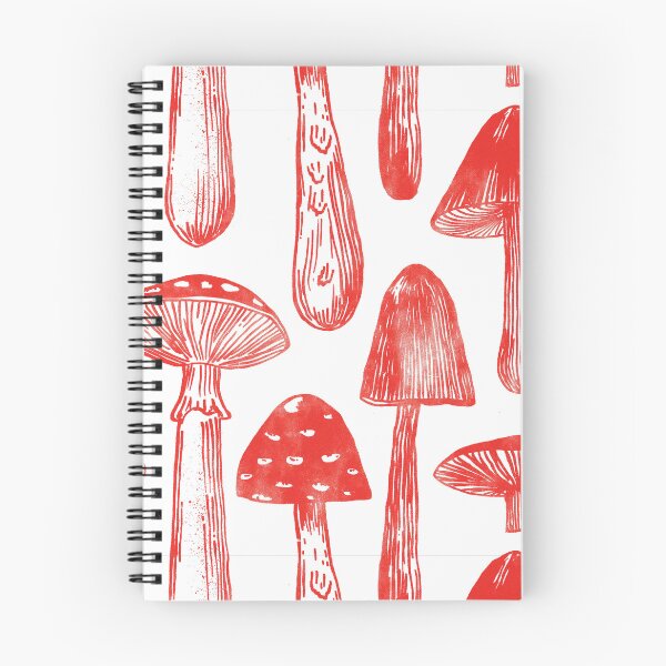 Item preview, Red mushrooms designed and sold by Artlizzard.
