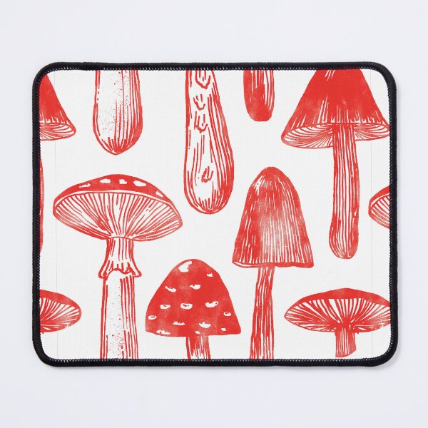 Item preview, Red mushrooms designed and sold by Artlizzard.