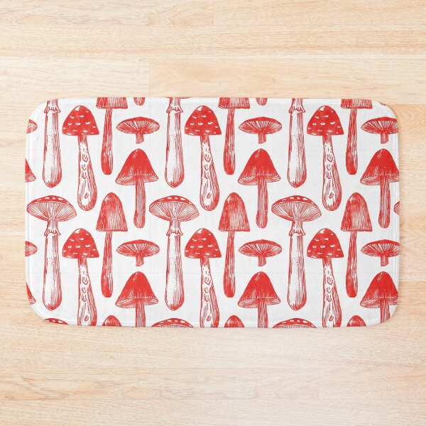 Item preview, Red mushrooms designed and sold by Artlizzard.