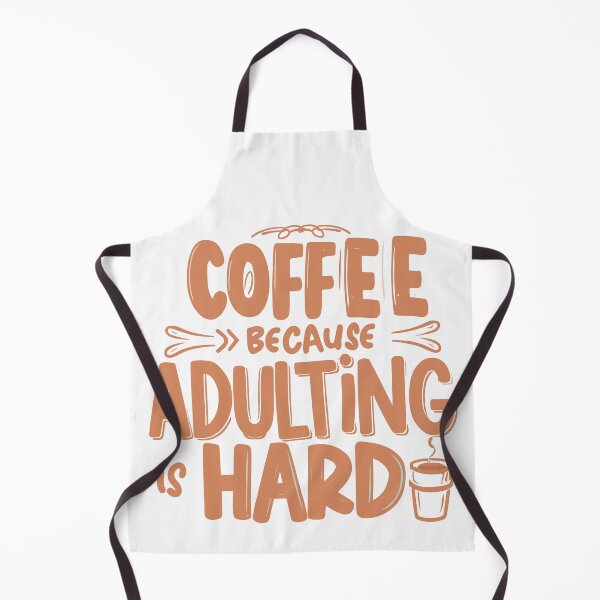 Artikelvorschau, Lustige Typografie-Kunst-Kaffee-Tee-Kollektion: „Kaffee: Weil Erwachsensein schwer ist“ von HahaHandlesHub entworfen und verkauft von HahaHandlesHub.