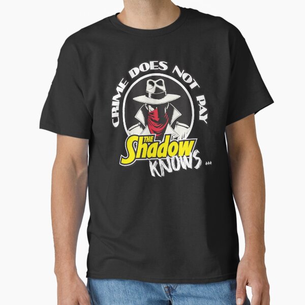 Item preview, Crime Does Not Pay - The Shadow Knows! designed and sold by yellowbubble.