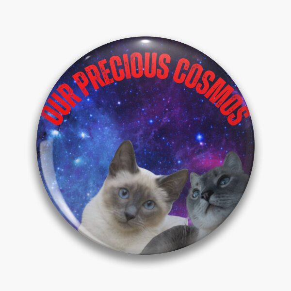 Item preview, "Cosmic Harmony: Dual Cat Galaxy Art  designed and sold by Mrpalaad.