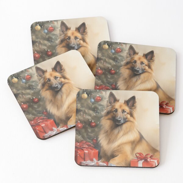 Item preview, Christmas Portrait of a Belgian Tervuren designed and sold by Samuelsboro.