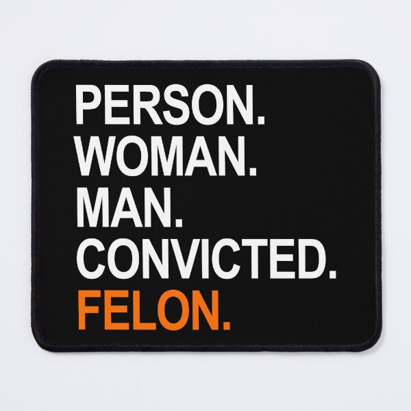 Item preview, Person. woman. man. convicted. felon. - Cognitive Test designed and sold by Thelittlelord.