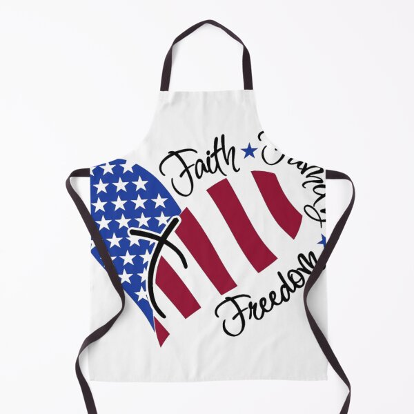 Item preview, Faith Family Freedom Heart with Stars and Stripes Patriotic Wall Decal We, 4th July designed and sold by Anime0king.