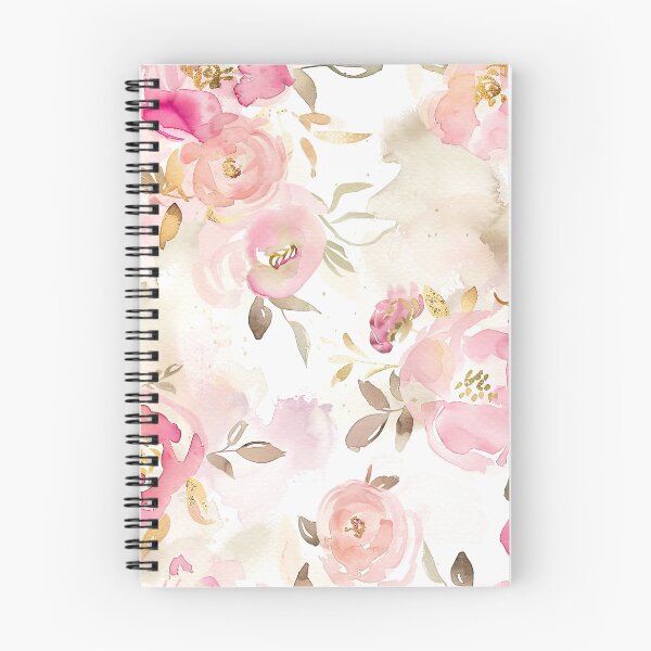 Artikelvorschau, Hübsche Blumen in Rosa und Gold entworfen und verkauft von LVPRINTS.