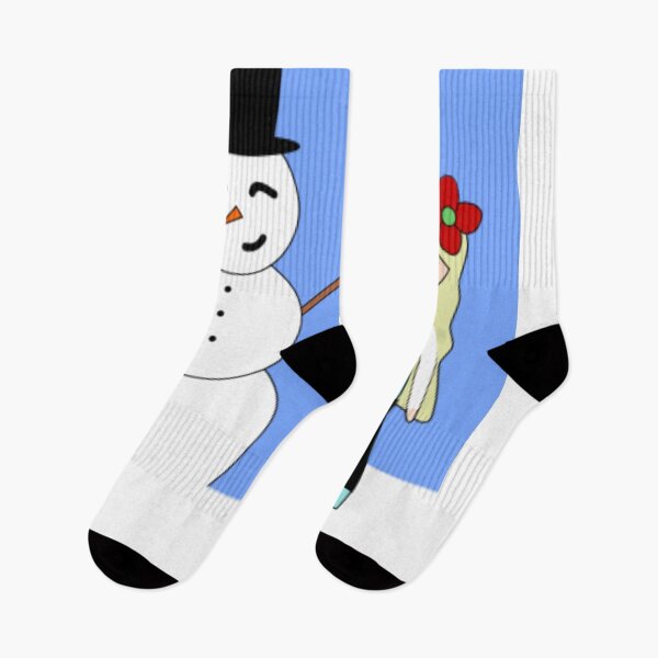 Item preview, Freddie and Eve with Snowman designed and sold by GooglyEyes-.