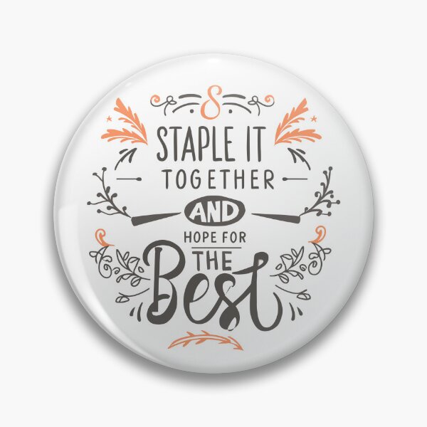 Item preview, Quirky Witty Fun: 'Staple it Together and Hope for the Best!' Collection by HahaHandlesHub designed and sold by HahaHandlesHub.