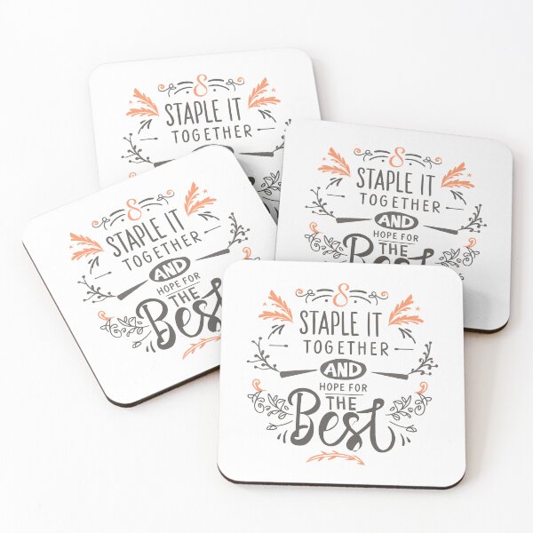 Item preview, Quirky Witty Fun: 'Staple it Together and Hope for the Best!' Collection by HahaHandlesHub designed and sold by HahaHandlesHub.