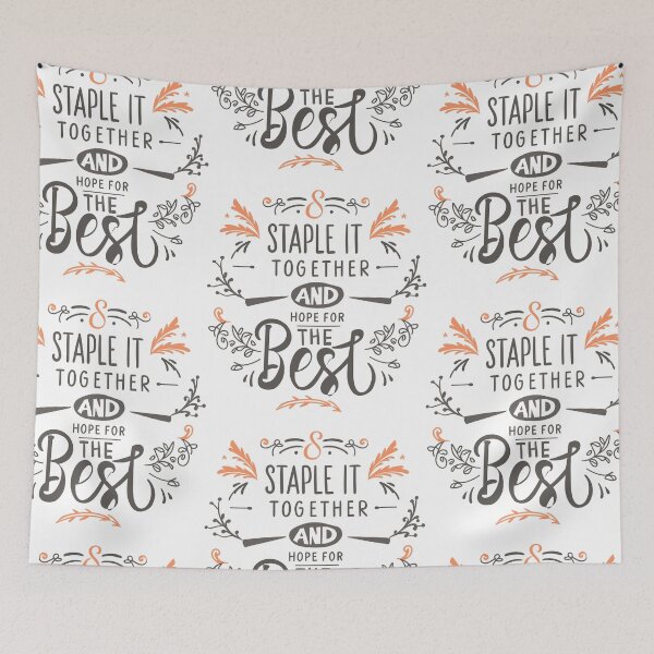 Item preview, Quirky Witty Fun: 'Staple it Together and Hope for the Best!' Collection by HahaHandlesHub designed and sold by HahaHandlesHub.