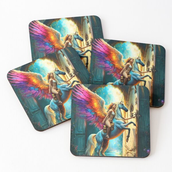 Item preview, Unicorn colors angel designed and sold by UZRWRLD .