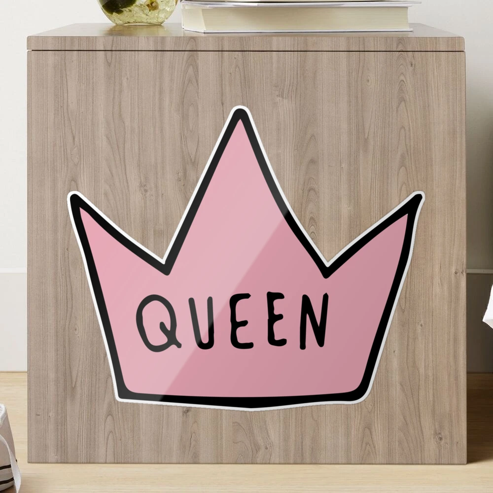 queen crown Sticker for Sale by BalloonLand