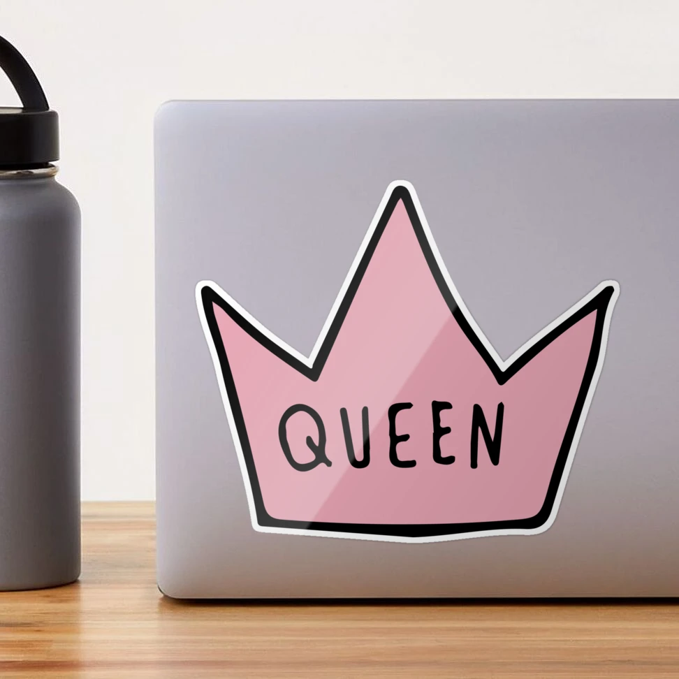 queen crown Sticker for Sale by BalloonLand