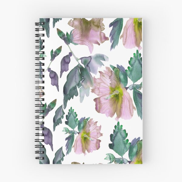Item preview, Isla – Pink & Green on White designed and sold by Elizabeth Becker.