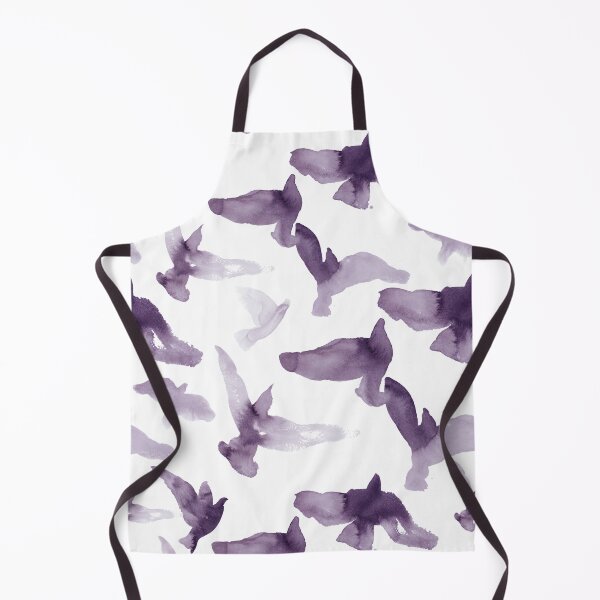 Item preview, Etta – Eggplant Purple on White designed and sold by Elizabeth Becker.