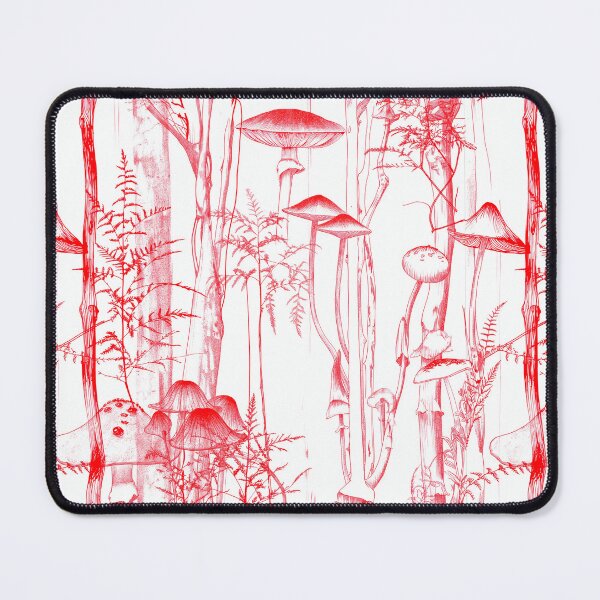 Item preview, Tall clear mushrooms red and white designed and sold by Artlizzard.