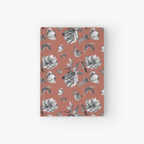 Hazel – Black & White on Sienna Hardcover Journal