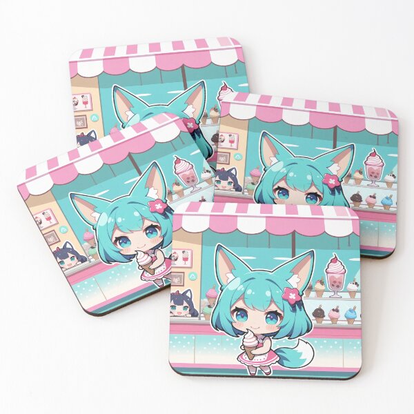 Item preview, Chibi Art - Anime Girl With Icecream designed and sold by Xfinityx.