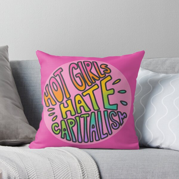 Item preview, Hot Girls Hate Capitalism designed and sold by OctagonGlasses.