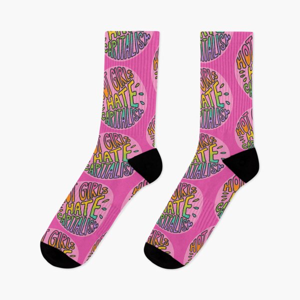 Item preview, Hot Girls Hate Capitalism designed and sold by OctagonGlasses.