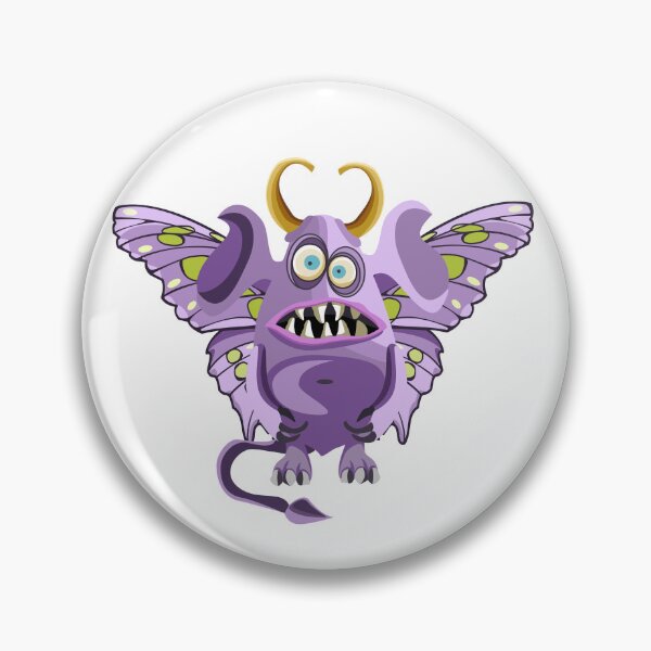 Item preview, Monster with butterfly wings character design designed and sold by Mashusha-art.