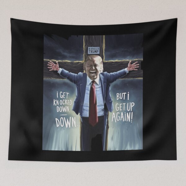 Item preview, I Get Knocked Down But I Get Up Again Trump designed and sold by Flirt-Teez.