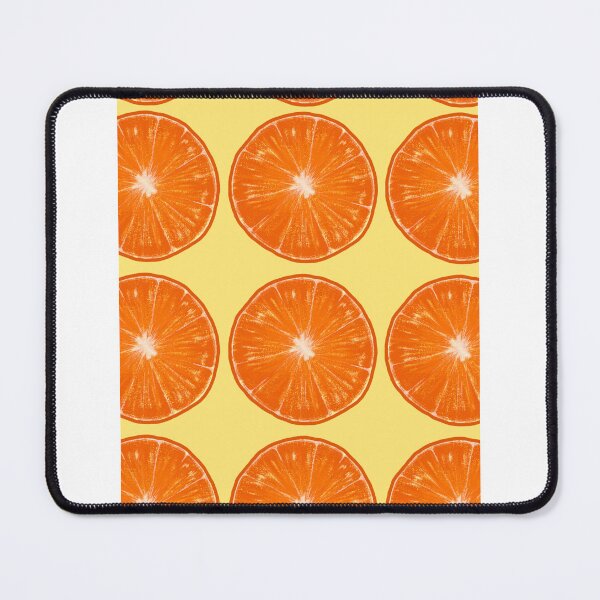 Item preview, Summer Orange slice - yellow back ground designed and sold by abiocean.
