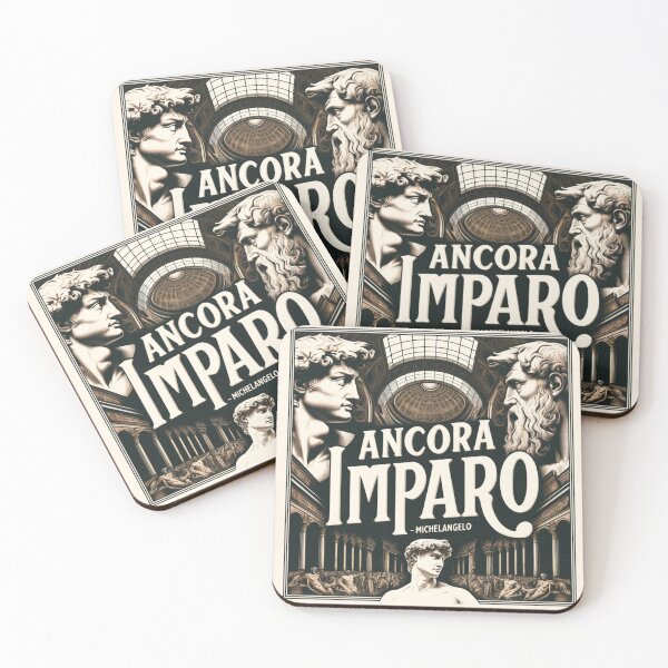 Item preview, Ancora Imparo - Michelangelo Inspired Art designed and sold by pokedez.