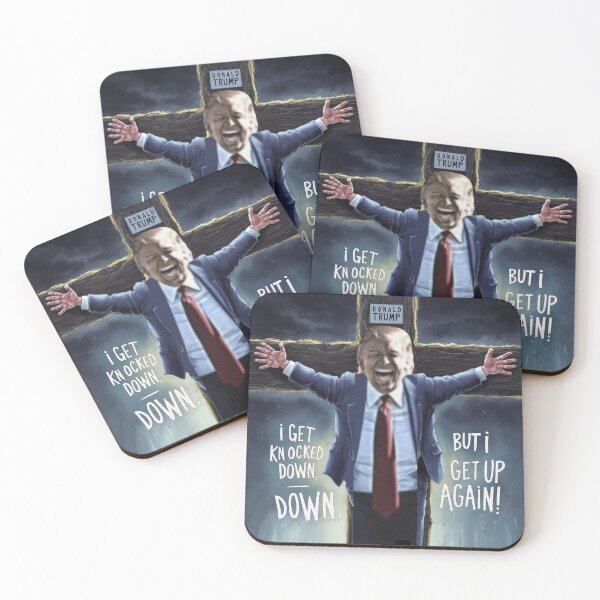 Item preview, I Get Knocked Down But I Get Up Again Trump designed and sold by Flirt-Teez.