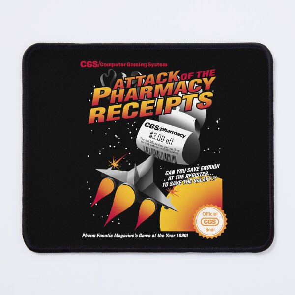 Item preview, Funny 90s Video Game Pharmacy Receipts designed and sold by abowersock.