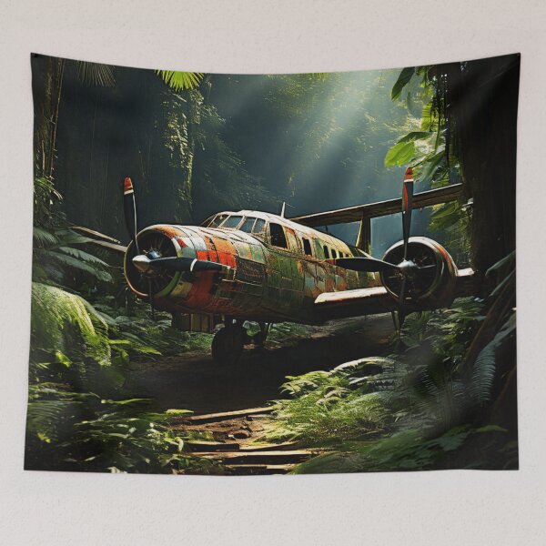 Item preview, war plane in a dense forest designed and sold by EpicGear085.