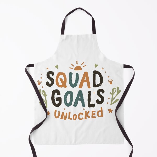 Item preview, Cute Minimalist 'Squad Goals Unlocked' Typography Friendship Art by HahaHandlesHub designed and sold by HahaHandlesHub.