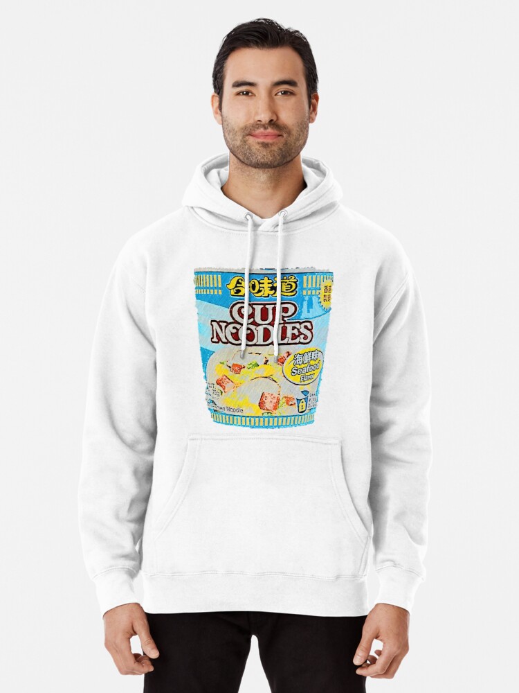 Seafood Ramen Noodle Cup Pullover Hoodie