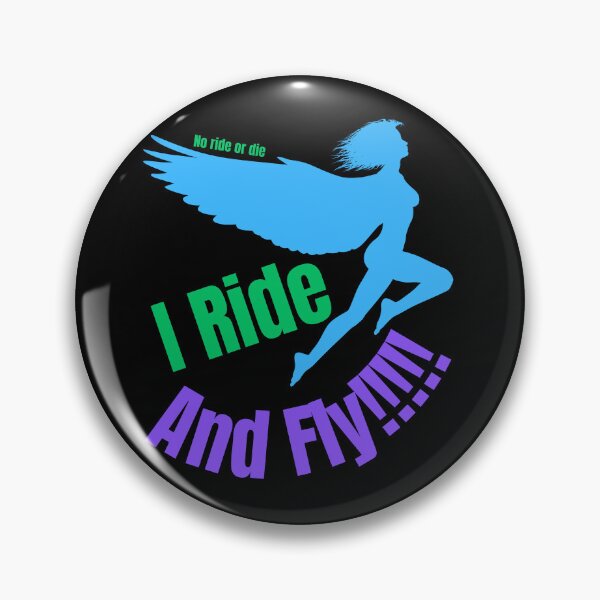 Item preview, Blue Angel Wing Graphic, I Ride And Fly Motivational Fitness designed and sold by MiracleROLArt.